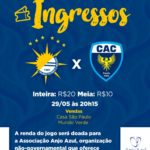 Palmas doará renda do jogo contra o Atlético Cerrado para Associação Anjo Azul que cuida da causa dos Autistas no TO