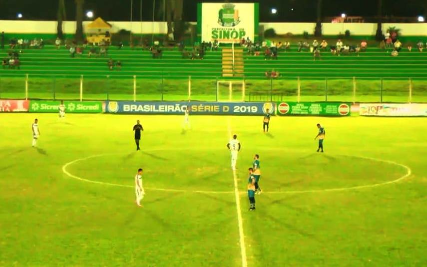 Sinop 1 x 1 Palmas no Estádio Municipal da cidade do Mato Grosso pelo Brasileiro da Série D – Grupo A-10 -
