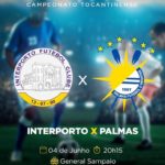 Interporto e Palmas fazem o jogo de ida das semifinais do Campeonato Tocantinense nesta terça-feira, 4, às 20h15, no Estádio General Sampaio