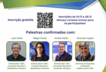 Fórum Estadual de Formação Esportiva terá palestras com Lars Grael, André Heller e Magic Paula